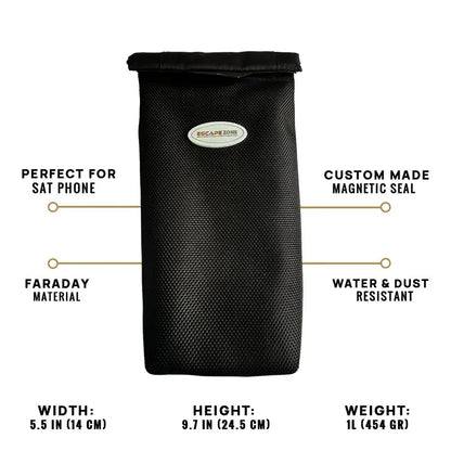 EscapeZone Satellite Phone Faraday Bag