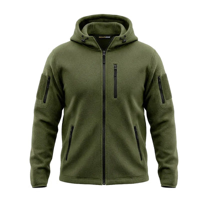 EscapeZone Men Tactical Hoodie - Military Green